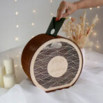 drewniana skrzynka na koperty