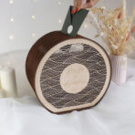 drewniana skrzynka na koperty