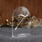 numerki na stół weselny pleksi biały tekst