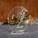 Numerki na stół z pleksi - okrągłe