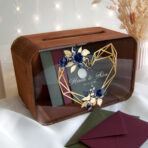 Drewniana skrzynka na koperty – Ariana2 - czereśnia antyczna - obrazek 8