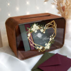 Drewniana skrzynka na koperty – Ariana2 - czereśnia antyczna - obrazek 10