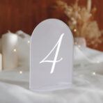 numerki na stół weselny pleksi