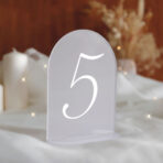 numerki na stół weselny pleksi