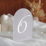 numerki na stół weselny pleksi