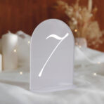 numerki na stół weselny pleksi