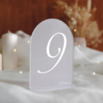 numerki na stół weselny pleksi