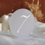 numerki na stół weselny pleksi