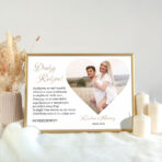 Podziękowania dla Rodziców ze zdjęciem