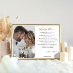 Podziękowania dla Rodziców ze zdjęciem