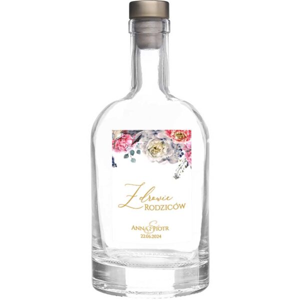 naklejki na wódkę weselną