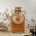 Buteleczka na alkohol weselny podziękowanie dla gości