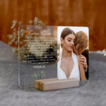 Podziękowanie dla rodziców na pleksi ze zdjęciem