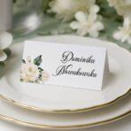 Winietki ślubne boho kwiaty