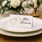 Winietki ślubne boho serca