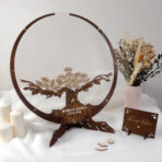 Księga Gości Weselnych - Drzewo z listkami