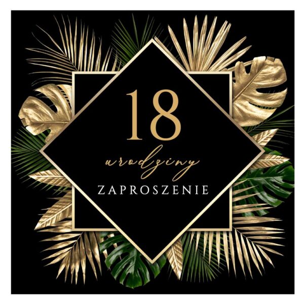 zaproszenia urodzinowe na 18 30 40