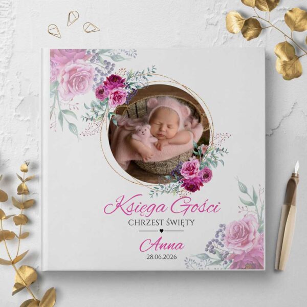 księgi gości na chrzest
