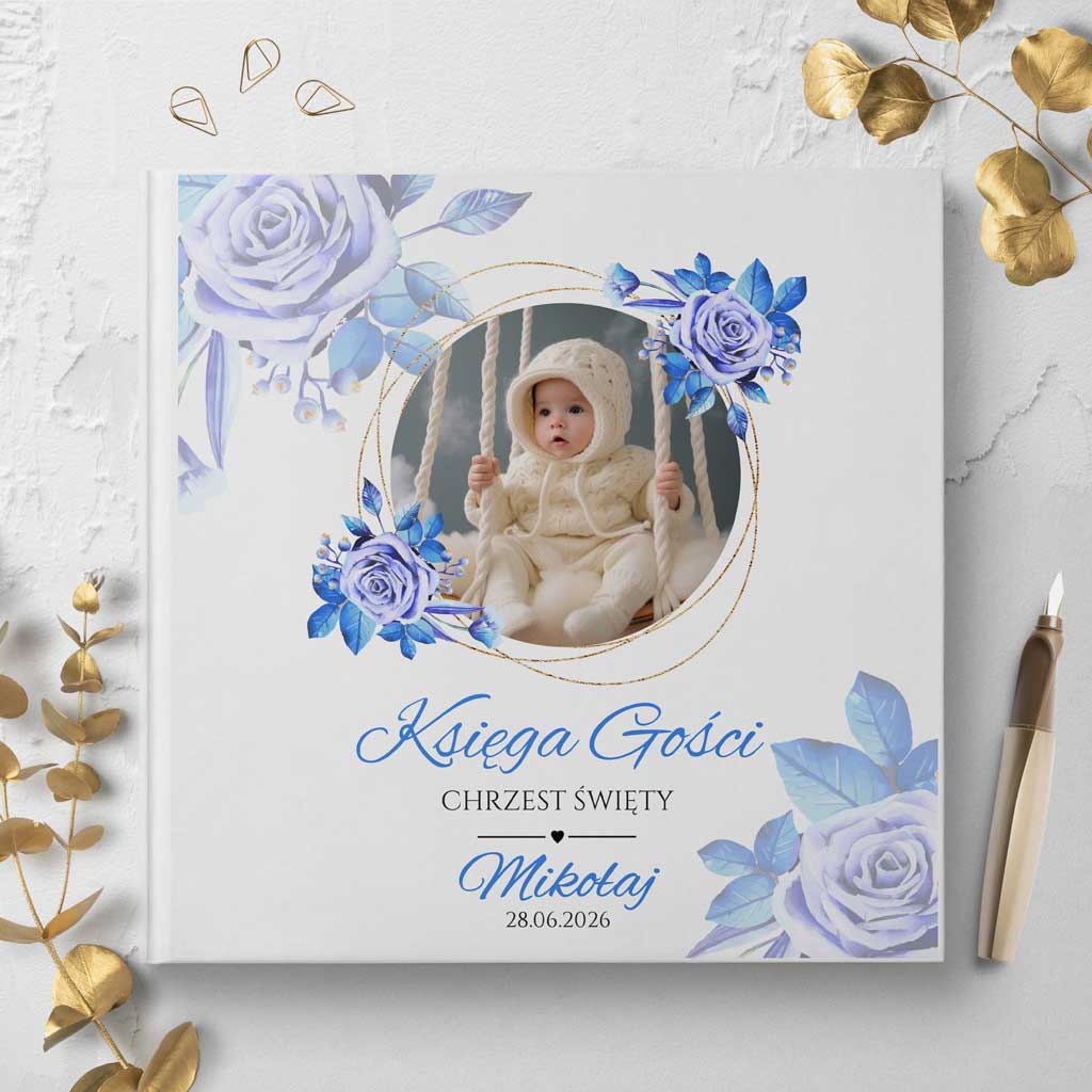 księgi gości na chrzest