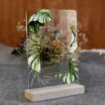 Podziękowania dla rodziców na pleksi kwiaty