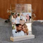 Podziękowanie dla rodziców na pleksi ze zdjęciem kolaż