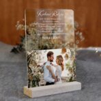 Podziękowanie dla rodziców na pleksi ze zdjęciem kolaż