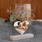 Podziękowanie dla rodziców na pleksi ze zdjęciem kolaż