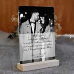 Podziękowanie dla rodziców na pleksi ze zdjęciem kolaż