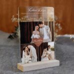 Podziękowanie dla rodziców na pleksi ze zdjęciem kolaż