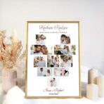 Podziękowanie dla rodziców ze zdjęciem kolaż