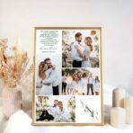 Podziękowanie dla rodziców ze zdjęciem kolaż