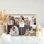 Podziękowanie dla rodziców ze zdjęciem kolaż