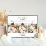 Podziękowanie dla rodziców ze zdjęciem kolaż