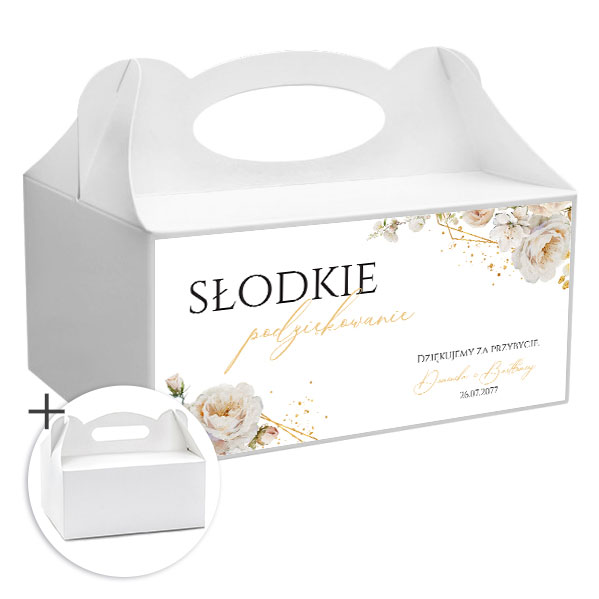 naklejki na ciasto weselne