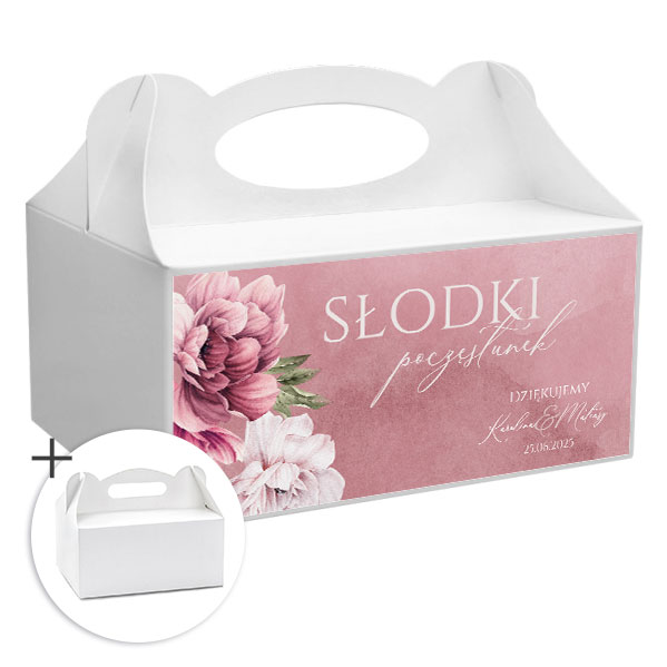 naklejki na ciasto weselne