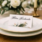 winietki na stół wesele boho