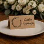 winietki na stół boho rustykalne eko