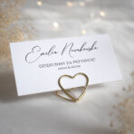 Winietki weselne na stojaku