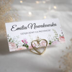 Winietki weselne na stojaku