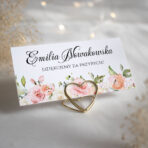 Winietki weselne na stojaku