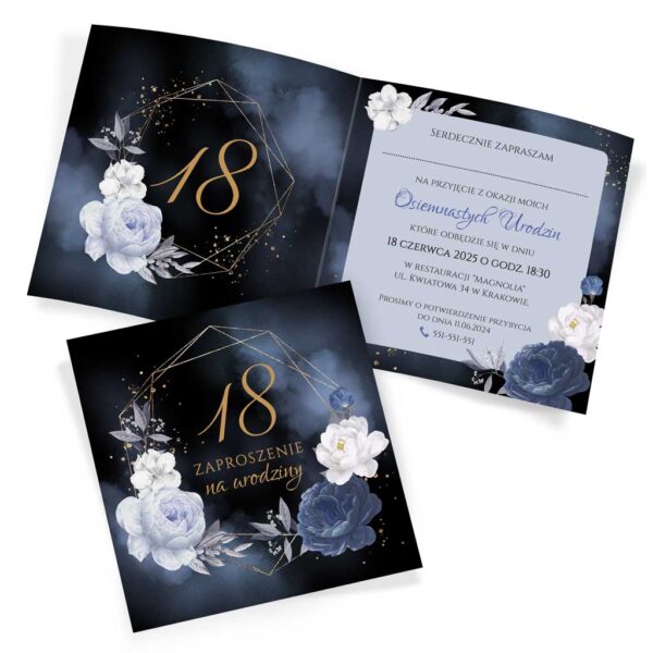 zaproszenia urodzinowe na 18 30 40