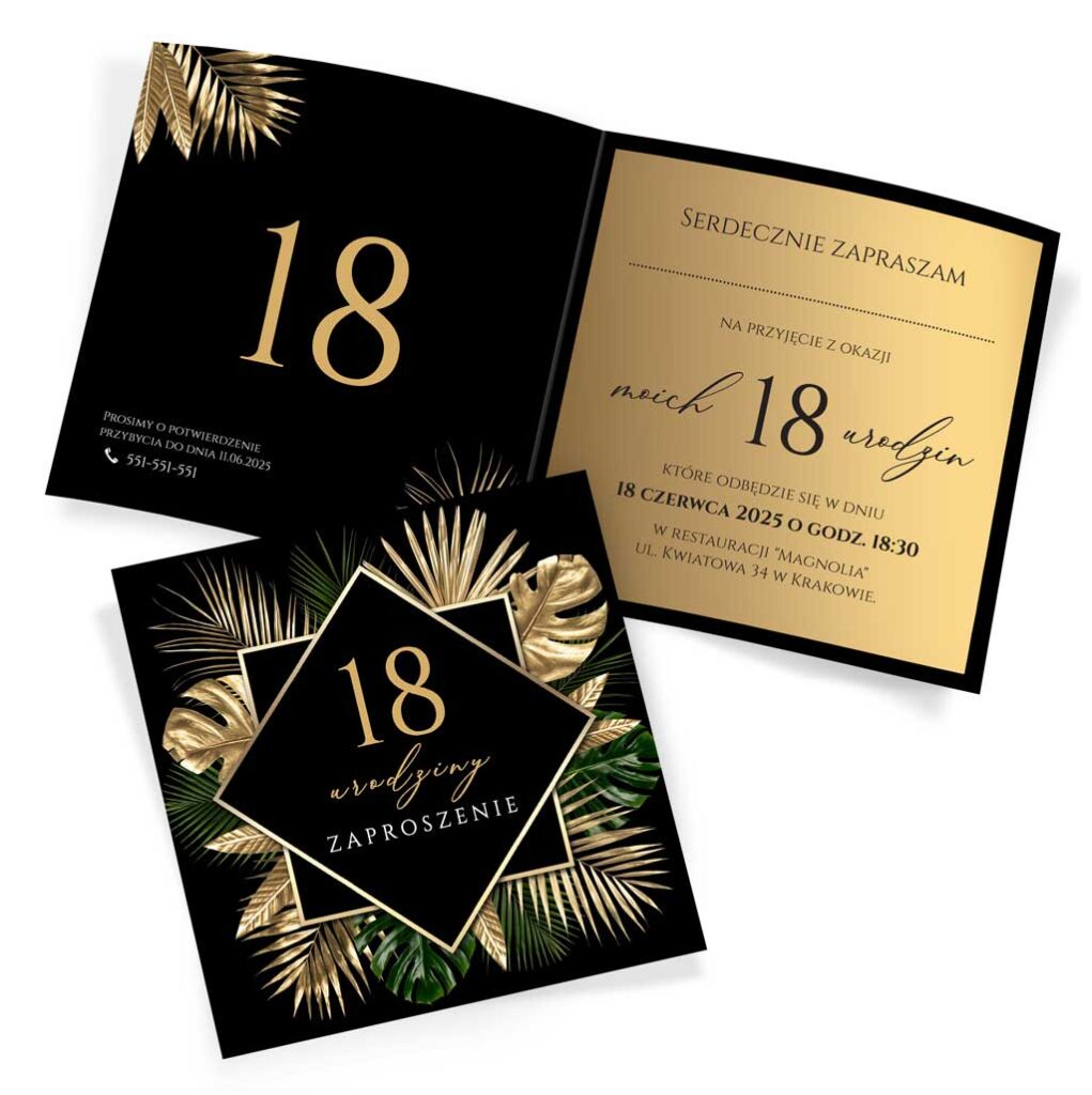 zaproszenia urodzinowe na 18 30 40