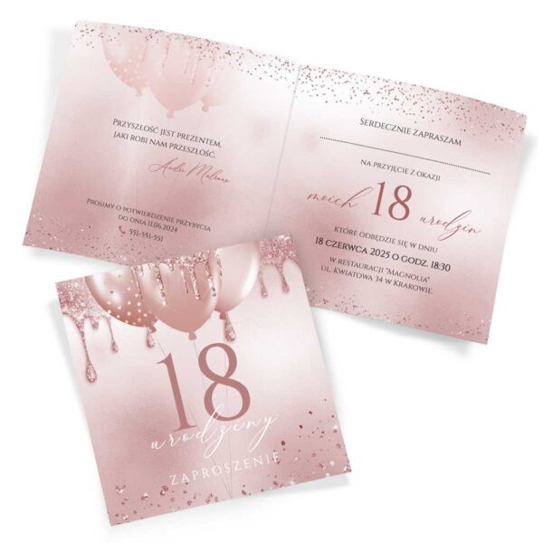 zaproszenia urodzinowe na 18 30 40