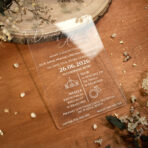 Zaproszenia Ślubne na pleksi