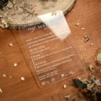 Zaproszenia Ślubne na pleksi