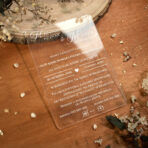 Zaproszenia Ślubne na pleksi