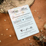 Zaproszenia Ślubne na pleksi