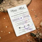 Zaproszenia Ślubne na pleksi