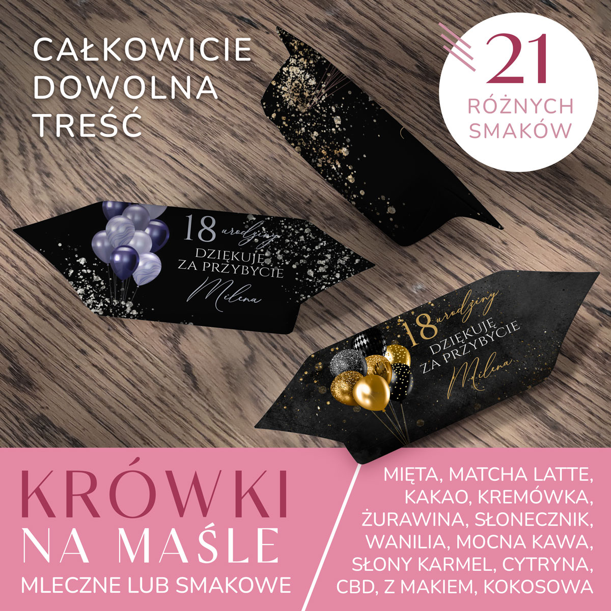 krowki-urodzinowe-balony-wizualizacja-baner krówki personalizowane 18 urodziny