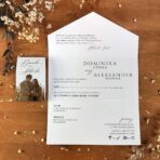 Zaproszenia Ślubne DL opaska ze zdjęciem